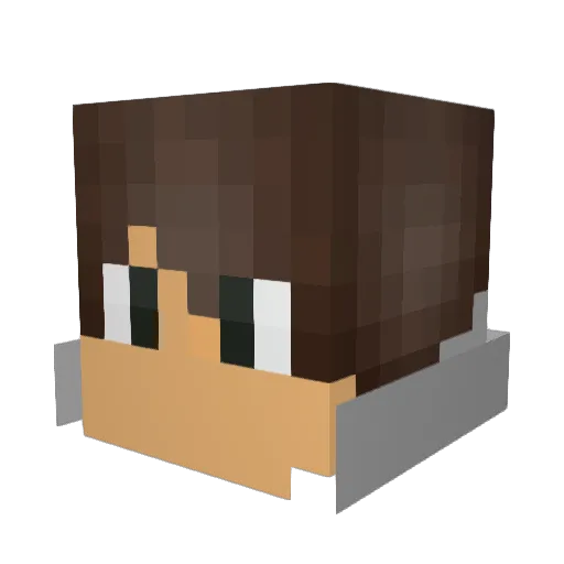 hengplayz Minecraft avatar head, 3D render