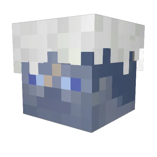 henhenmario Minecraft avatar head, 3D render