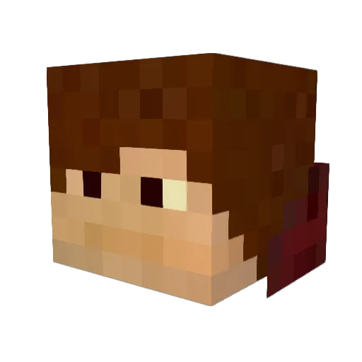 heni123321 Minecraft avatar head, 3D render