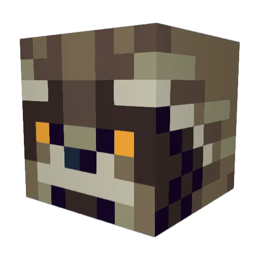 henkertt Minecraft avatar head, 3D render
