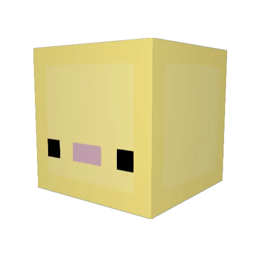 henkie307 Minecraft avatar head, 3D render