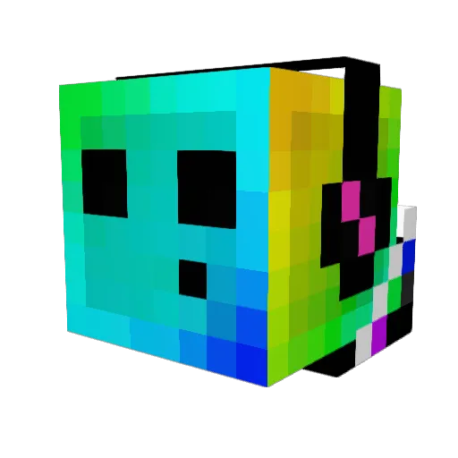 henniboi Minecraft avatar head, 3D render