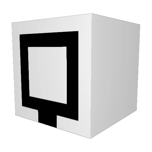 henoel Minecraft avatar head, 3D render