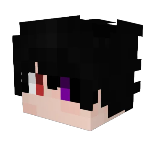 henr1ck Minecraft avatar head, 3D render