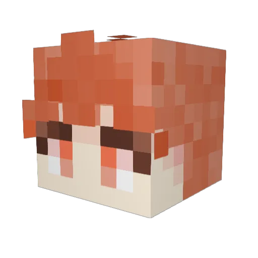 henric_ Minecraft avatar head, 3D render