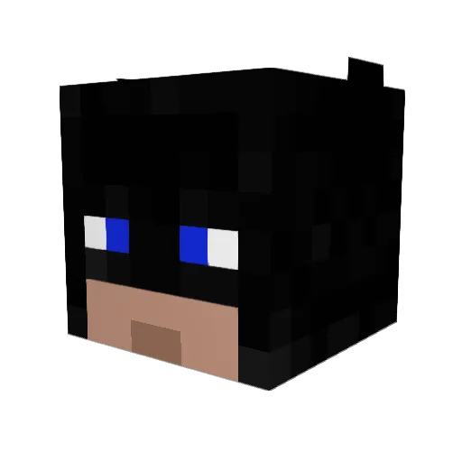 henrik6002 Minecraft avatar head, 3D render