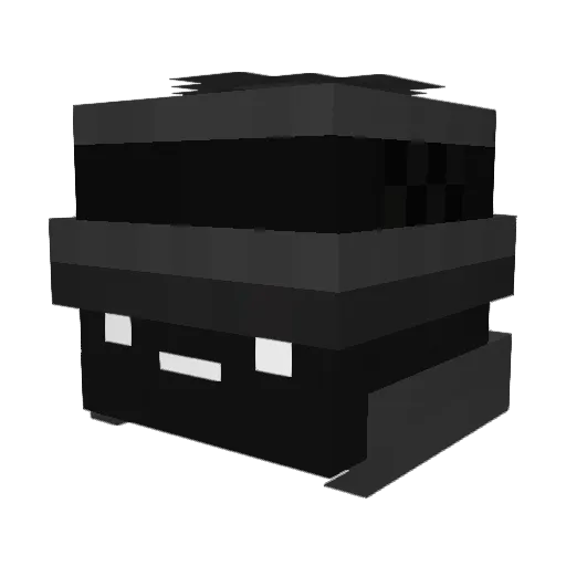 henrik_atz Minecraft avatar head, 3D render