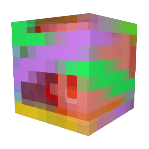 henriki Minecraft avatar head, 3D render