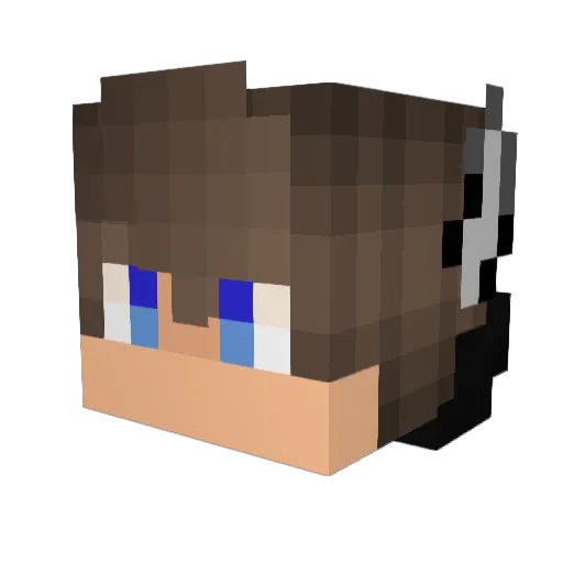 henrique_2017 Minecraft avatar head, 3D render