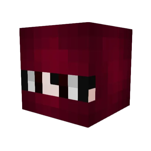 henrxque Minecraft avatar head, 3D render