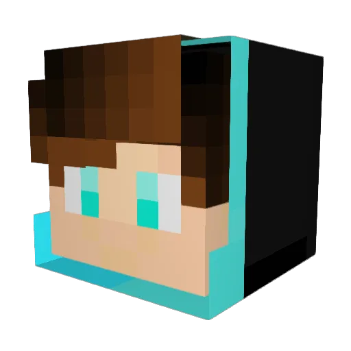 henry6102 Minecraft avatar head, 3D render