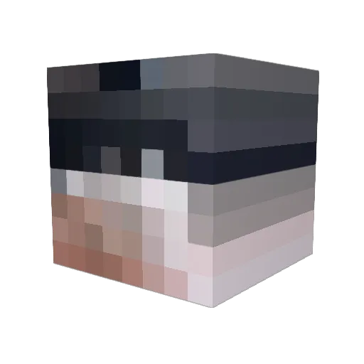 henry_mabo Minecraft avatar head, 3D render