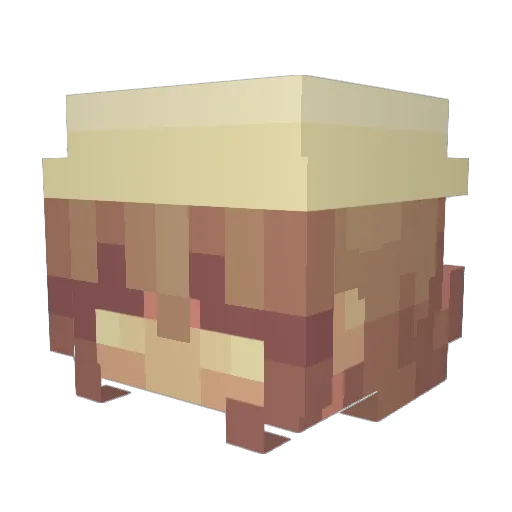 henrye2002 Minecraft avatar head, 3D render