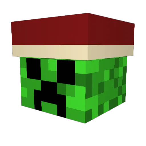 henryhamon Minecraft avatar head, 3D render