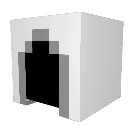 henrythelonewolf Minecraft avatar head, 3D render
