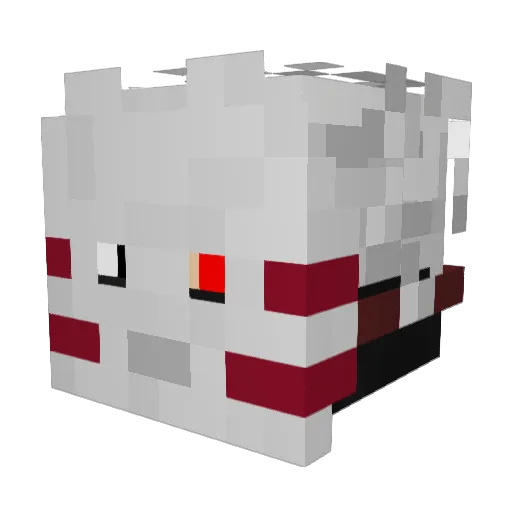 hentpi Minecraft avatar head, 3D render