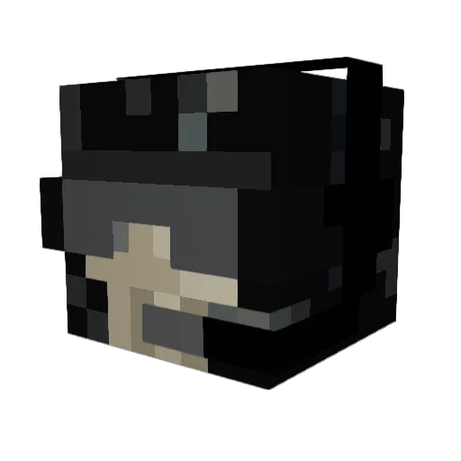 heny202 Minecraft avatar head, 3D render