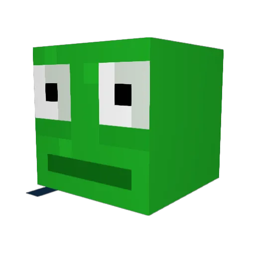 henyrd Minecraft avatar head, 3D render