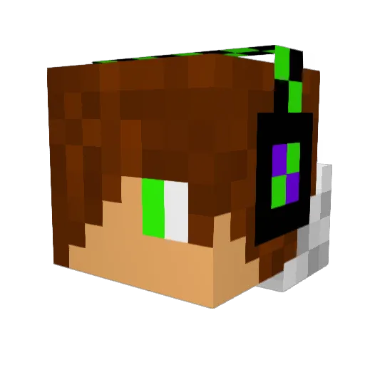 henza108 Minecraft avatar head, 3D render