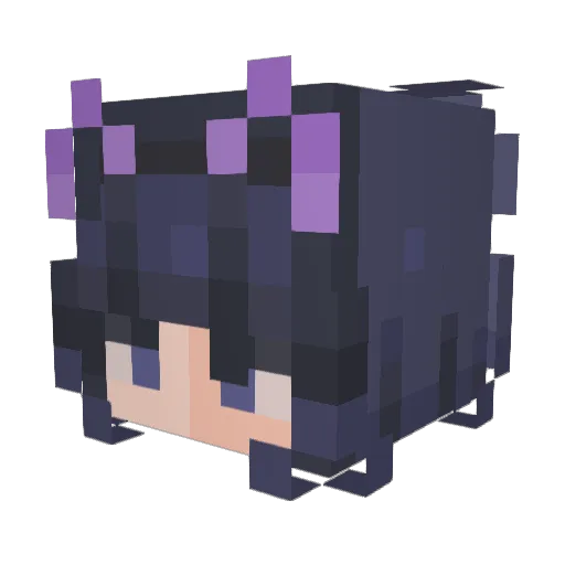 heohao Minecraft avatar head, 3D render
