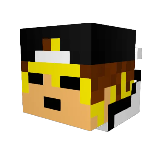 heppokomaru0118 Minecraft avatar head, 3D render
