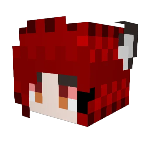 hepwat_help Minecraft avatar head, 3D render