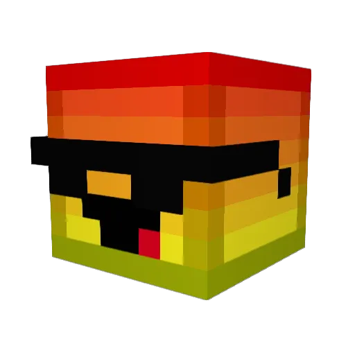 hera0903 Minecraft avatar head, 3D render