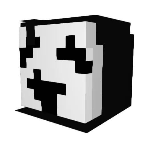 hera35 Minecraft avatar head, 3D render