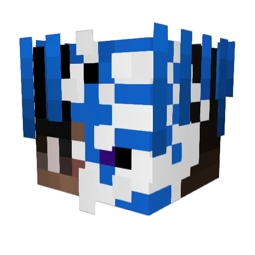 heraclescap69 Minecraft avatar head, 3D render