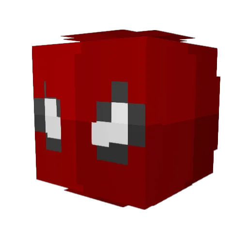 heras42069 Minecraft avatar head, 3D render