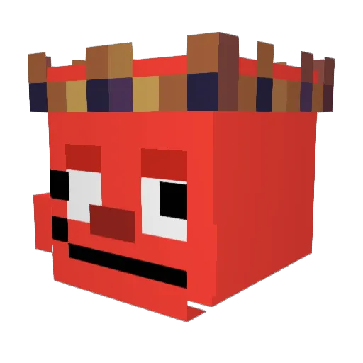 herbine5742 Minecraft avatar head, 3D render