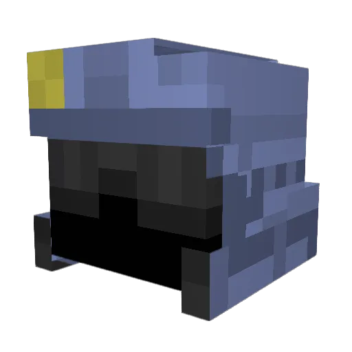 herecrab39 Minecraft avatar head, 3D render