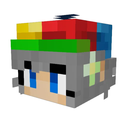 heresdaisy Minecraft avatar head, 3D render