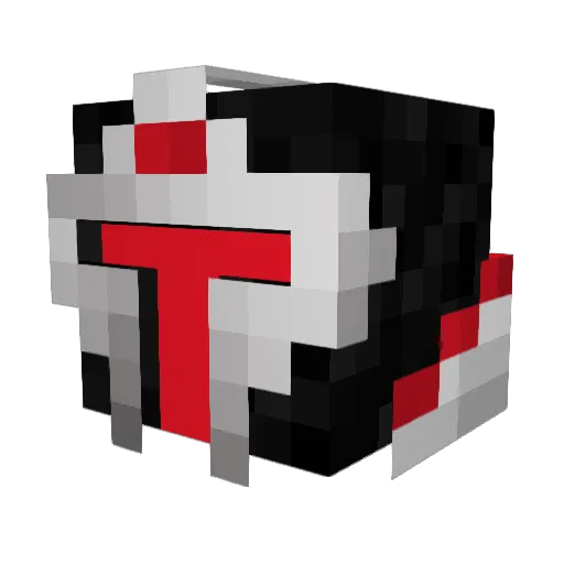 herjas Minecraft avatar head, 3D render