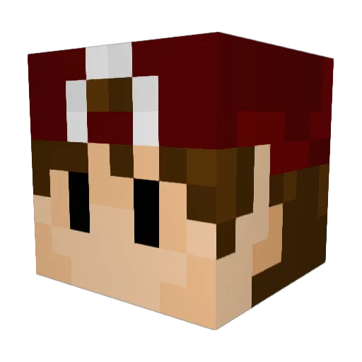 hermanrikheim Minecraft avatar head, 3D render