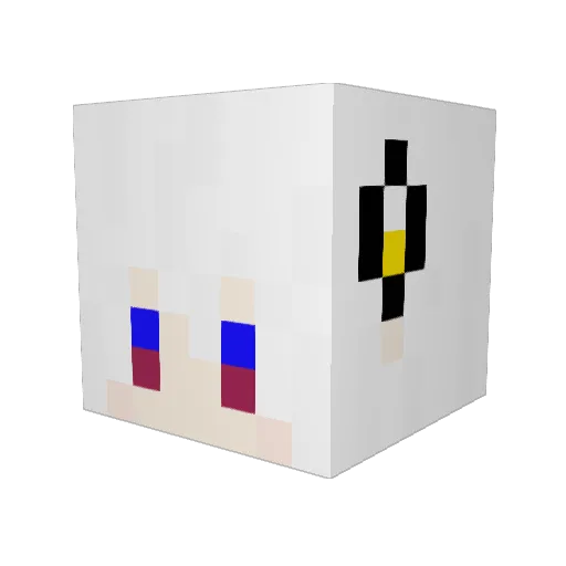 hermit3171 Minecraft avatar head, 3D render