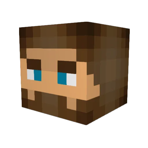 hernang22 Minecraft avatar head, 3D render
