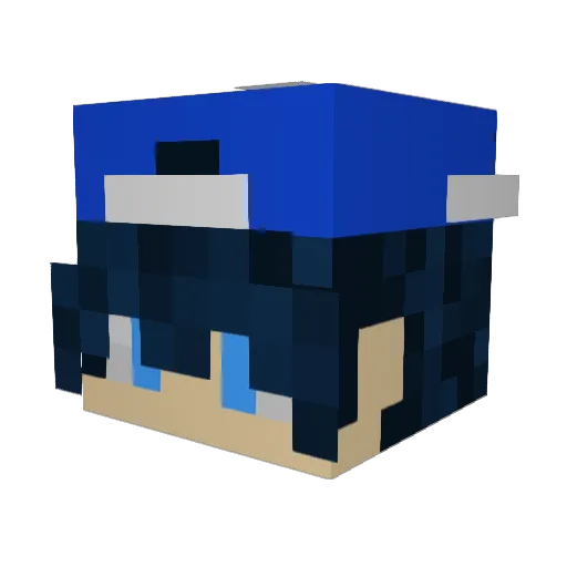 hero05114 Minecraft avatar head, 3D render