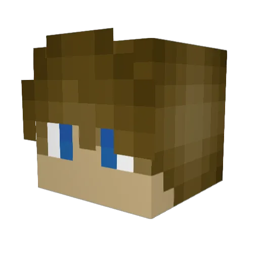 heroTommy27 Minecraft avatar head, 3D render