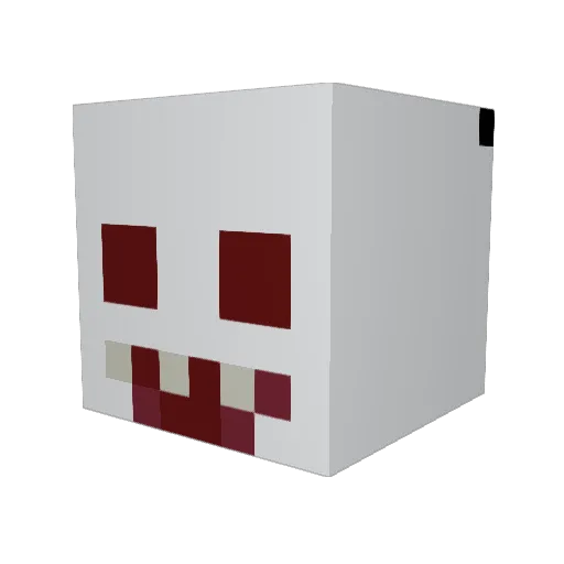 heroaddict Minecraft avatar head, 3D render