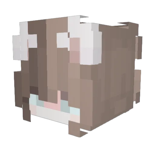 herobinka Minecraft avatar head, 3D render