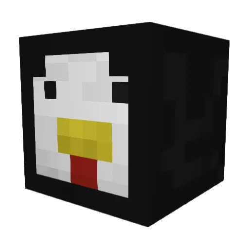 herobrine0921 Minecraft avatar head, 3D render