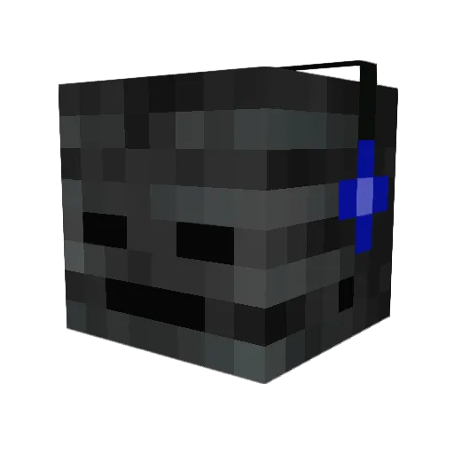 herobrine450 Minecraft avatar head, 3D render