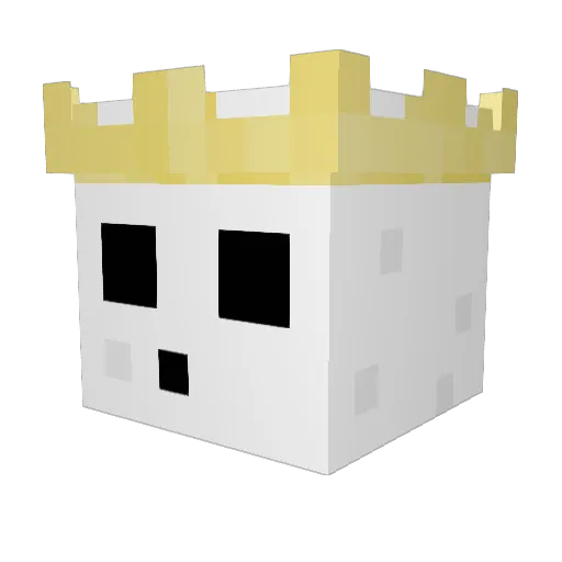 herobrine9543 Minecraft avatar head, 3D render