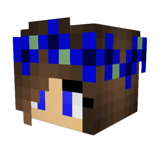 heroic_sheep Minecraft avatar head, 3D render