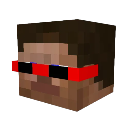 heroicvengence Minecraft avatar head, 3D render