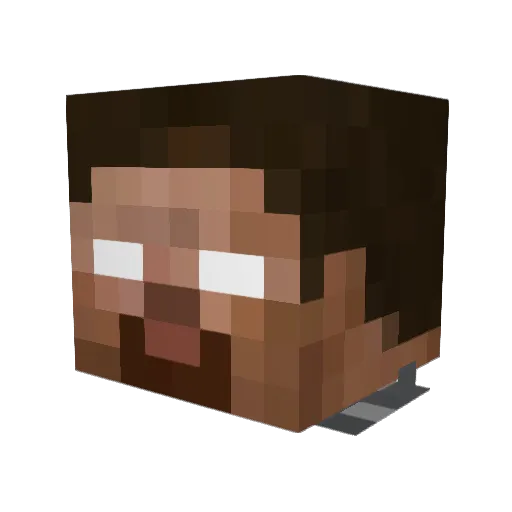 herosam8 Minecraft avatar head, 3D render