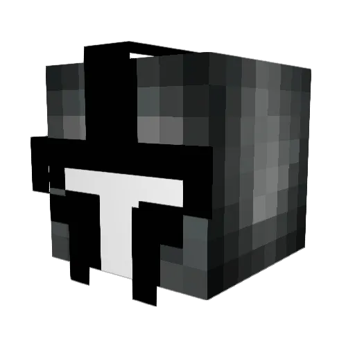 herosel Minecraft avatar head, 3D render