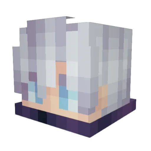 herpd3rp Minecraft avatar head, 3D render