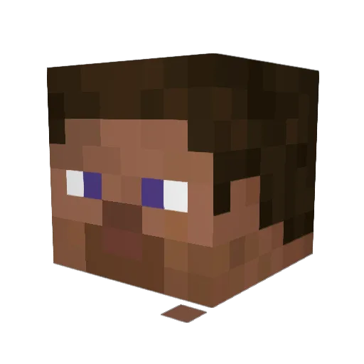 herrakakka Minecraft avatar head, 3D render